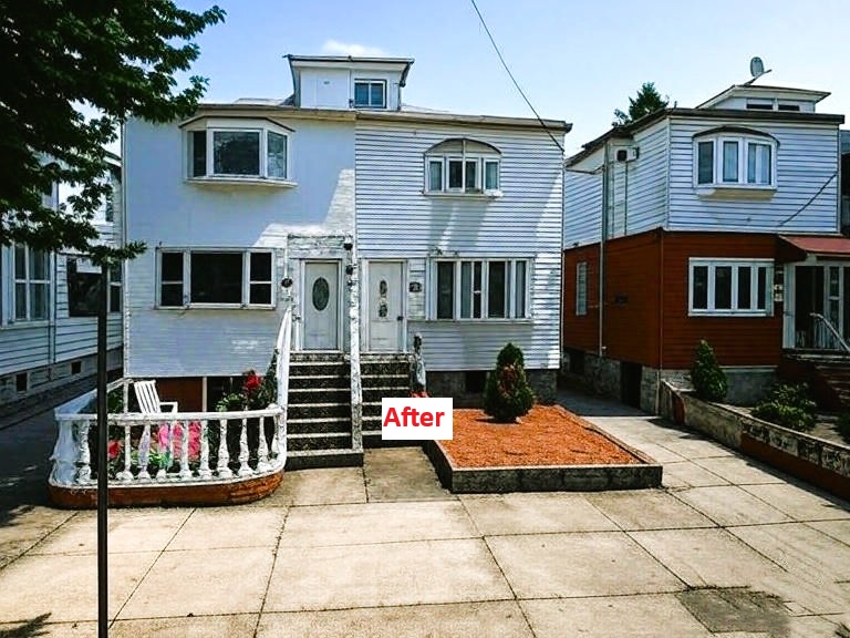 after image of repaired sidewalk on 1645 e 91st street in brooklyn