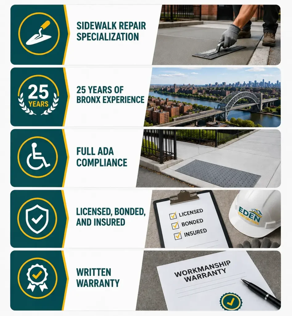 why choose eden contractors NY